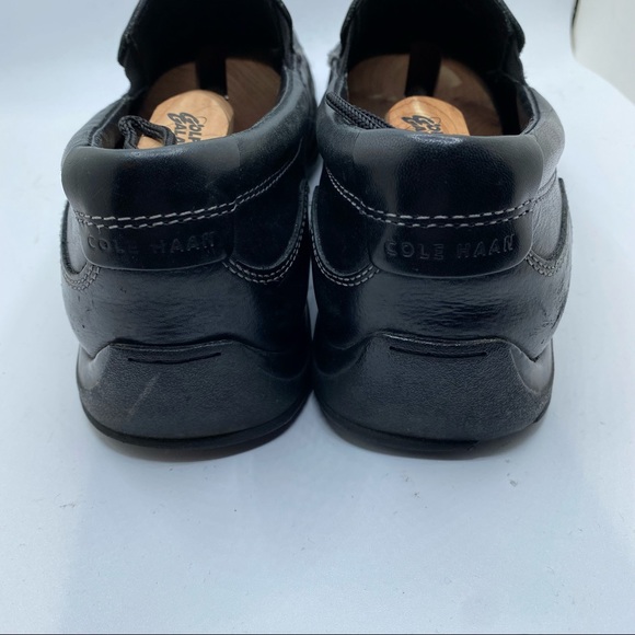 Cole Haan Sz 10 Hughes Grand Venetian Loafer Black Slip On Men's - Picture 5 of 9